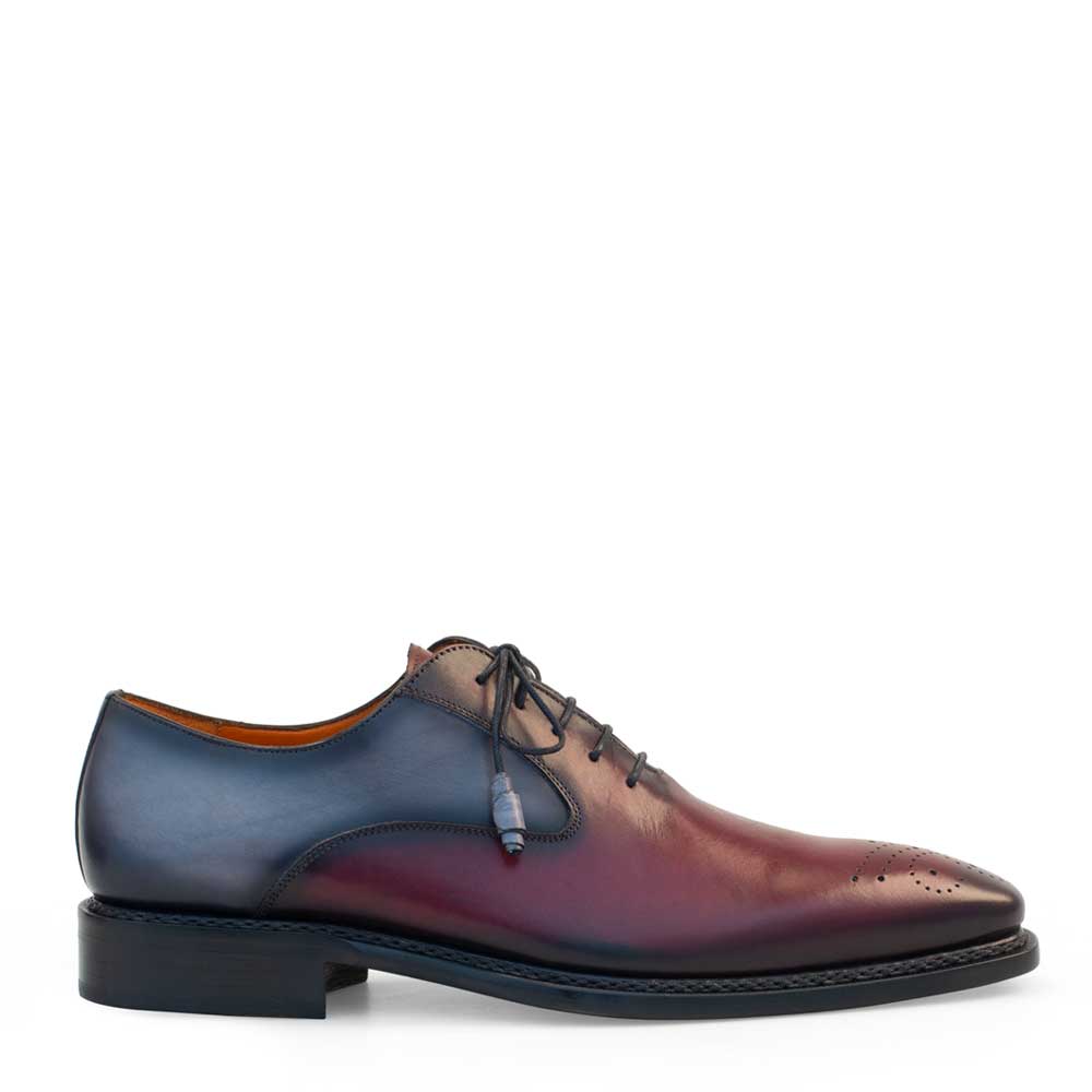 Two-Tone Plain Toe Lace Up