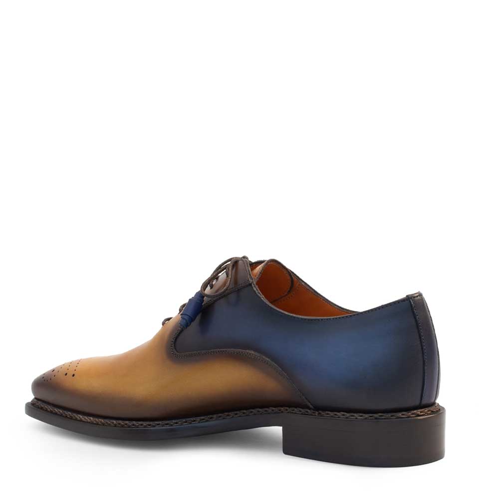 Two-Tone Plain Toe Lace Up