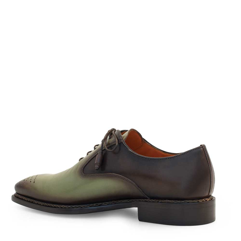Two-Tone Plain Toe Lace Up