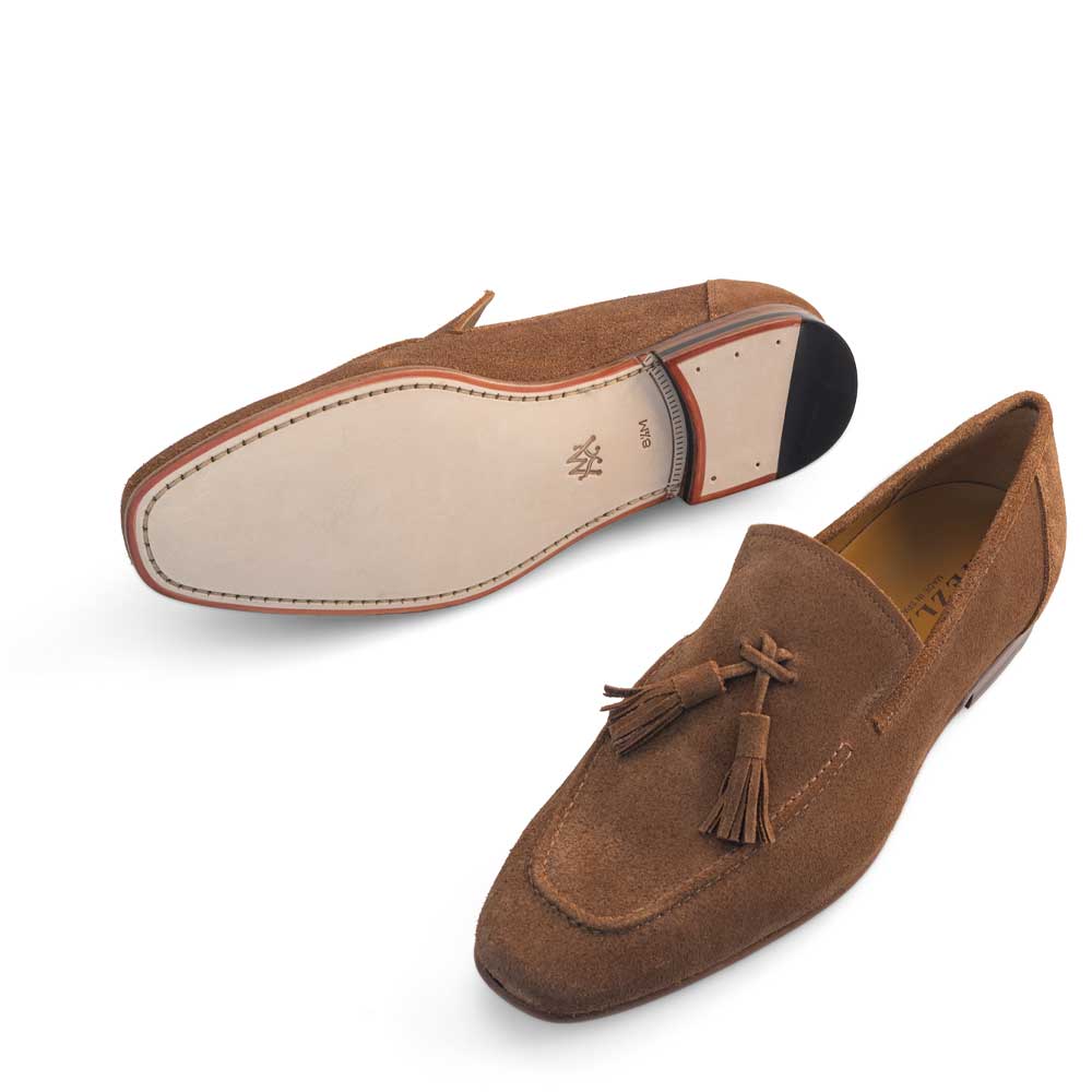 Suede Tassel Loafer