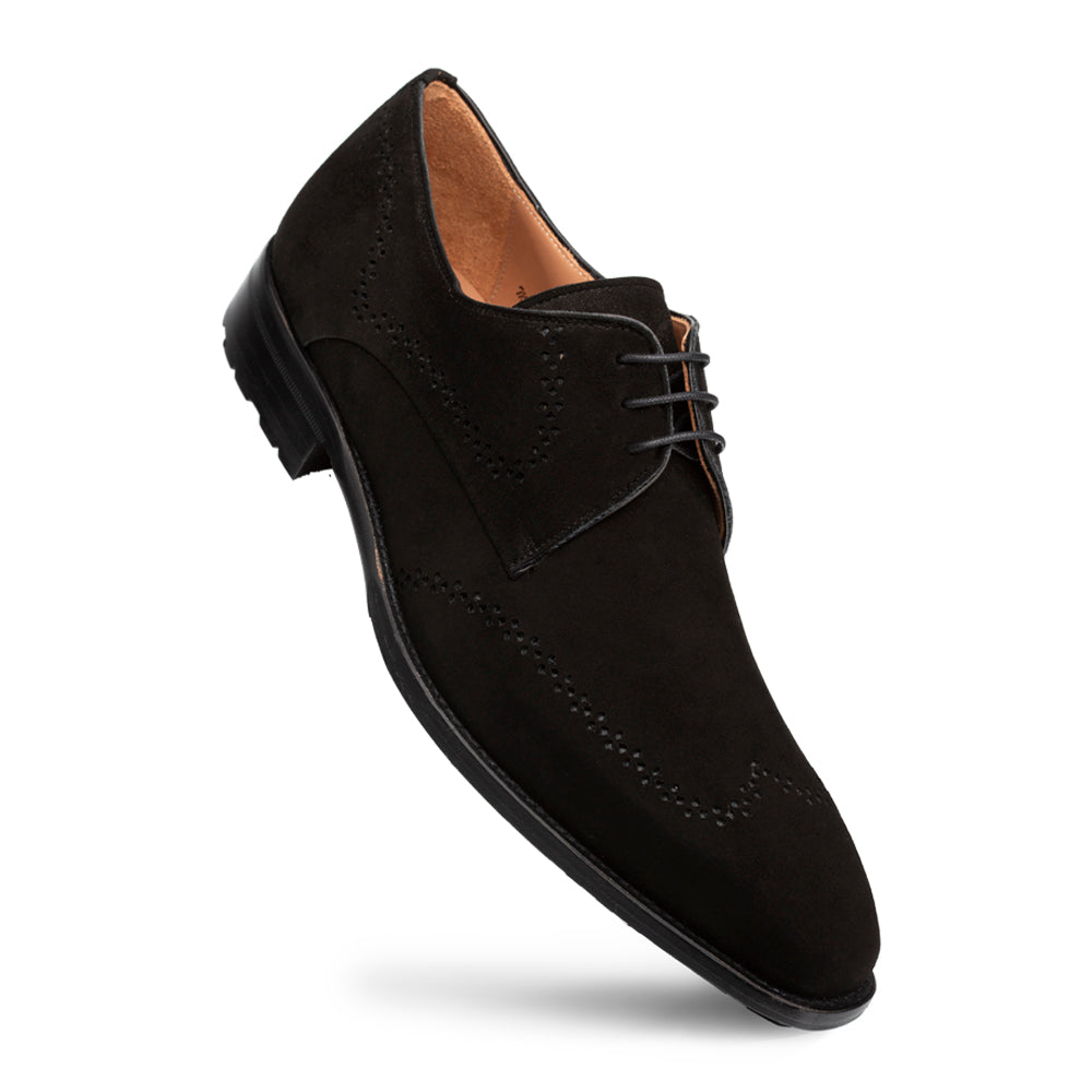 Suede Wingtip Derby