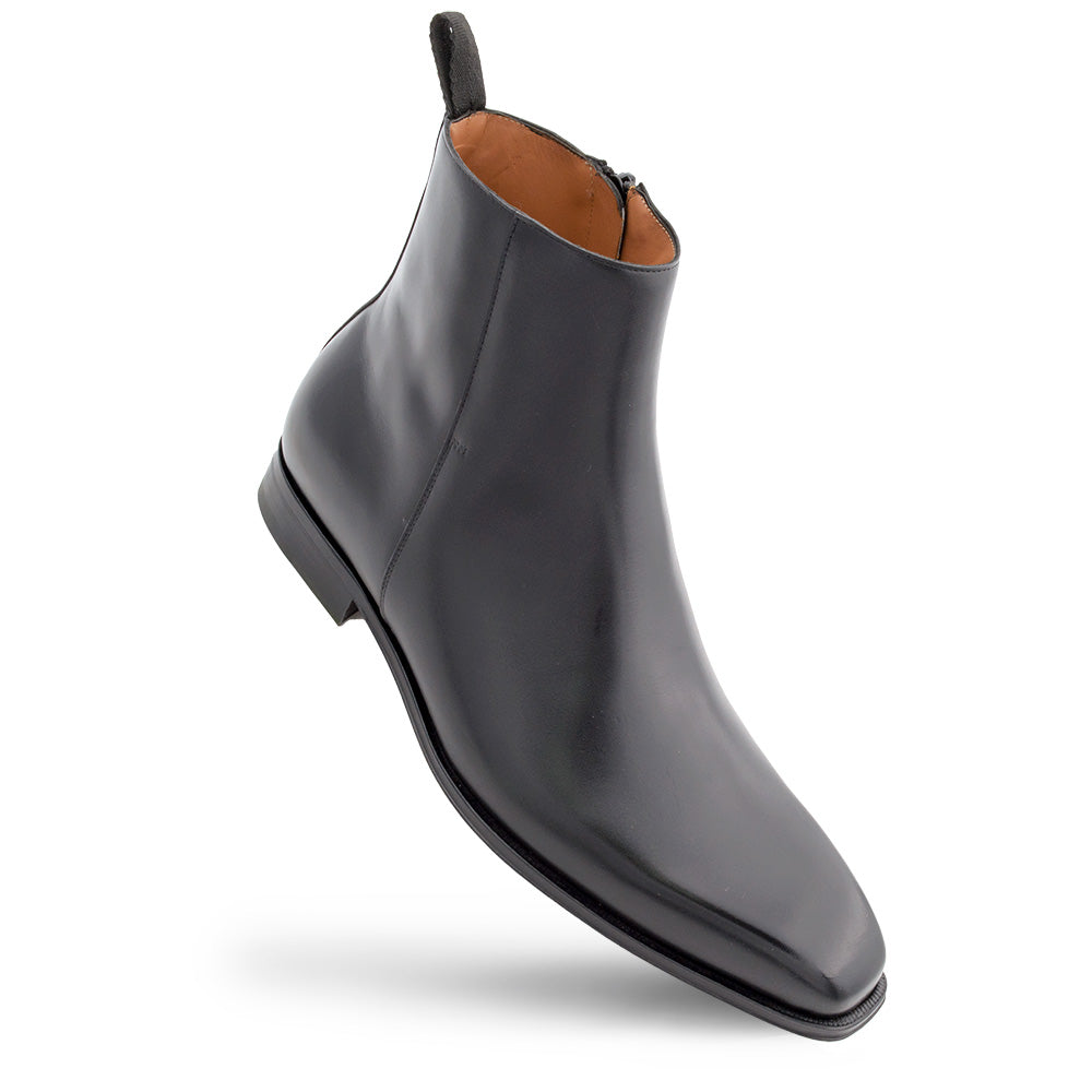 Leather Plain Toe Boot
