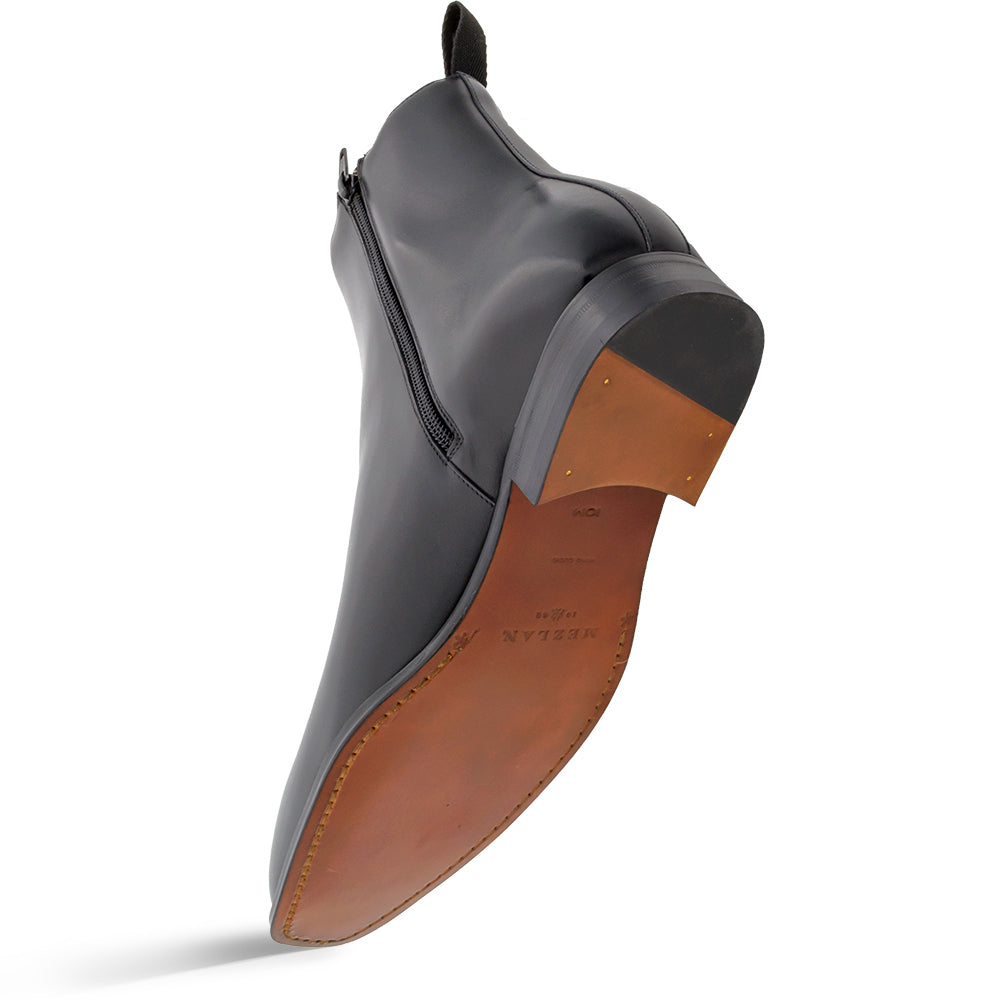 Leather Plain Toe Boot