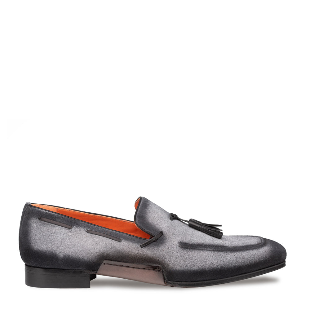 Pavese Suede Tassled Slip On