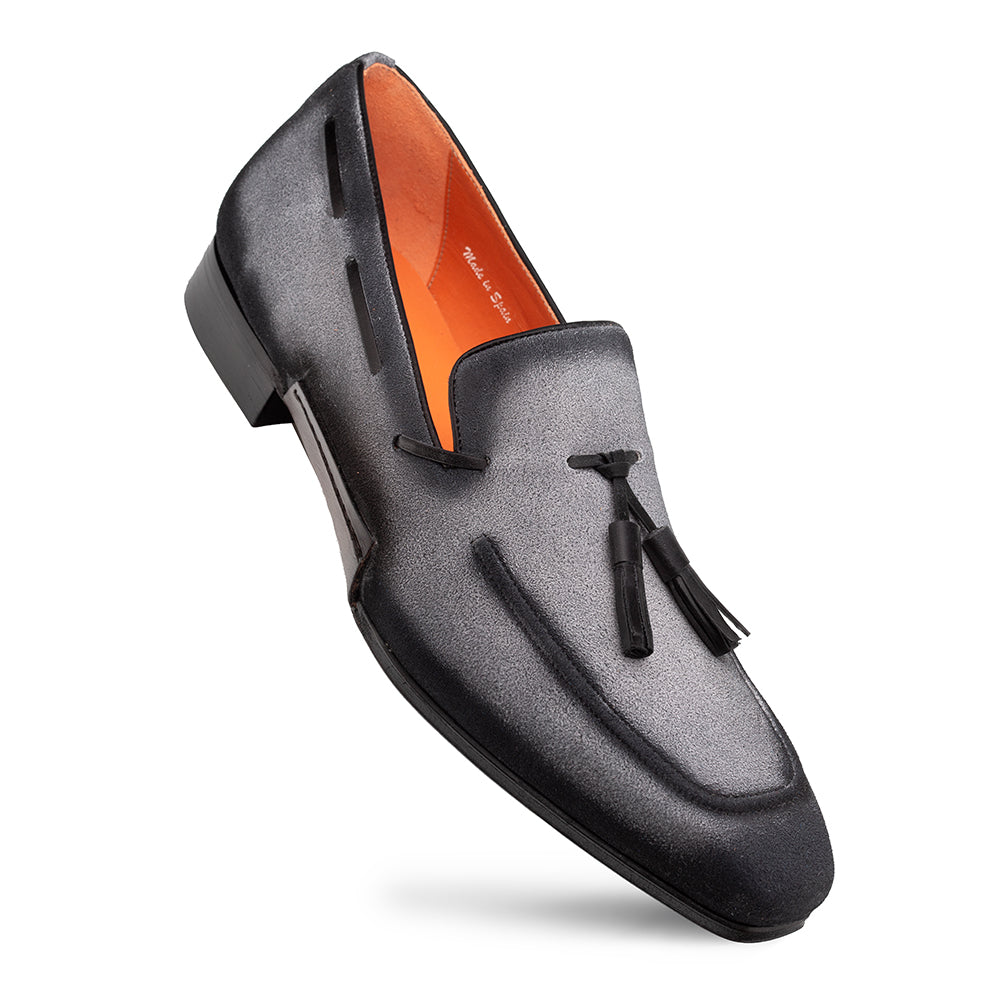 Pavese Suede Tassled Slip On