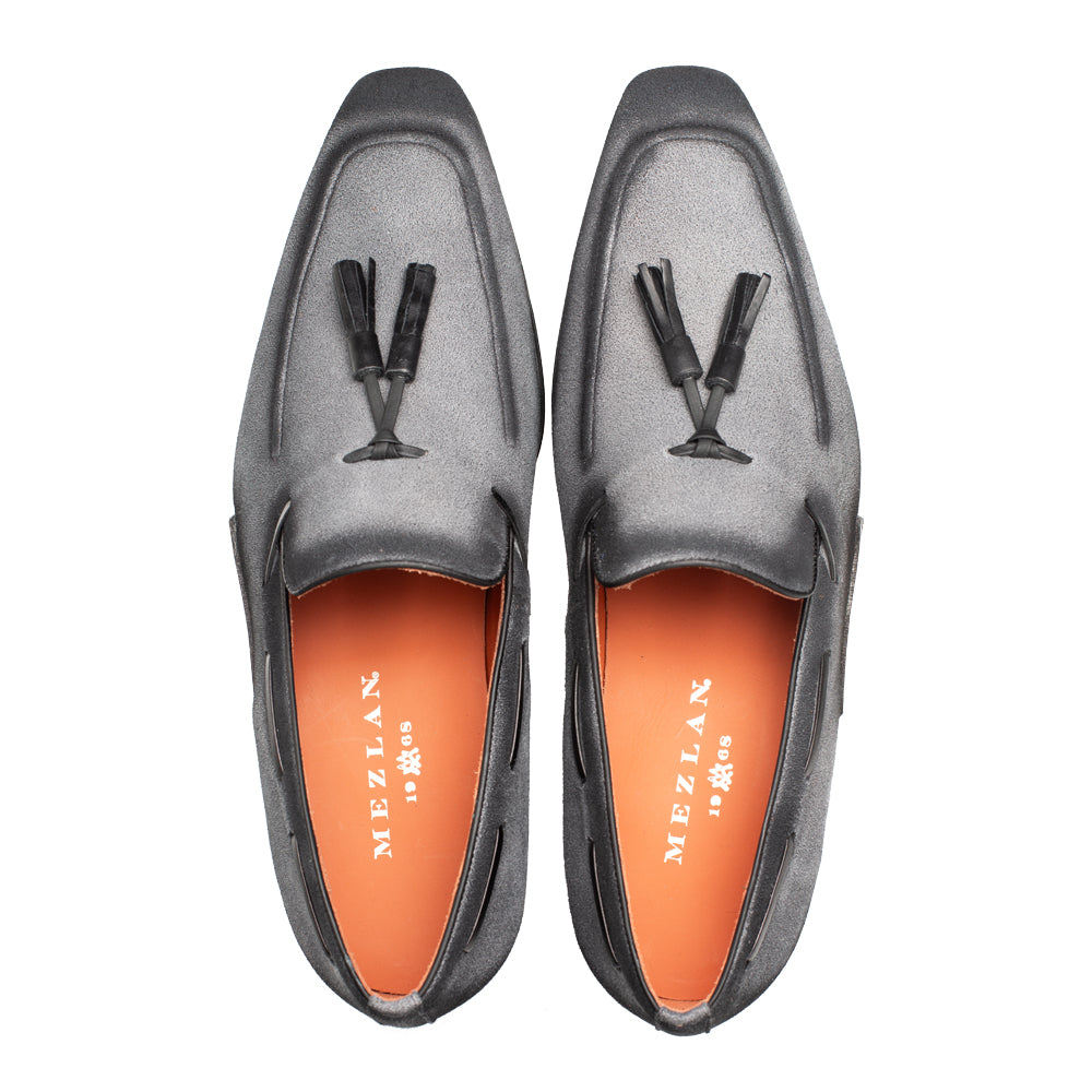 Pavese Suede Tassled Slip On