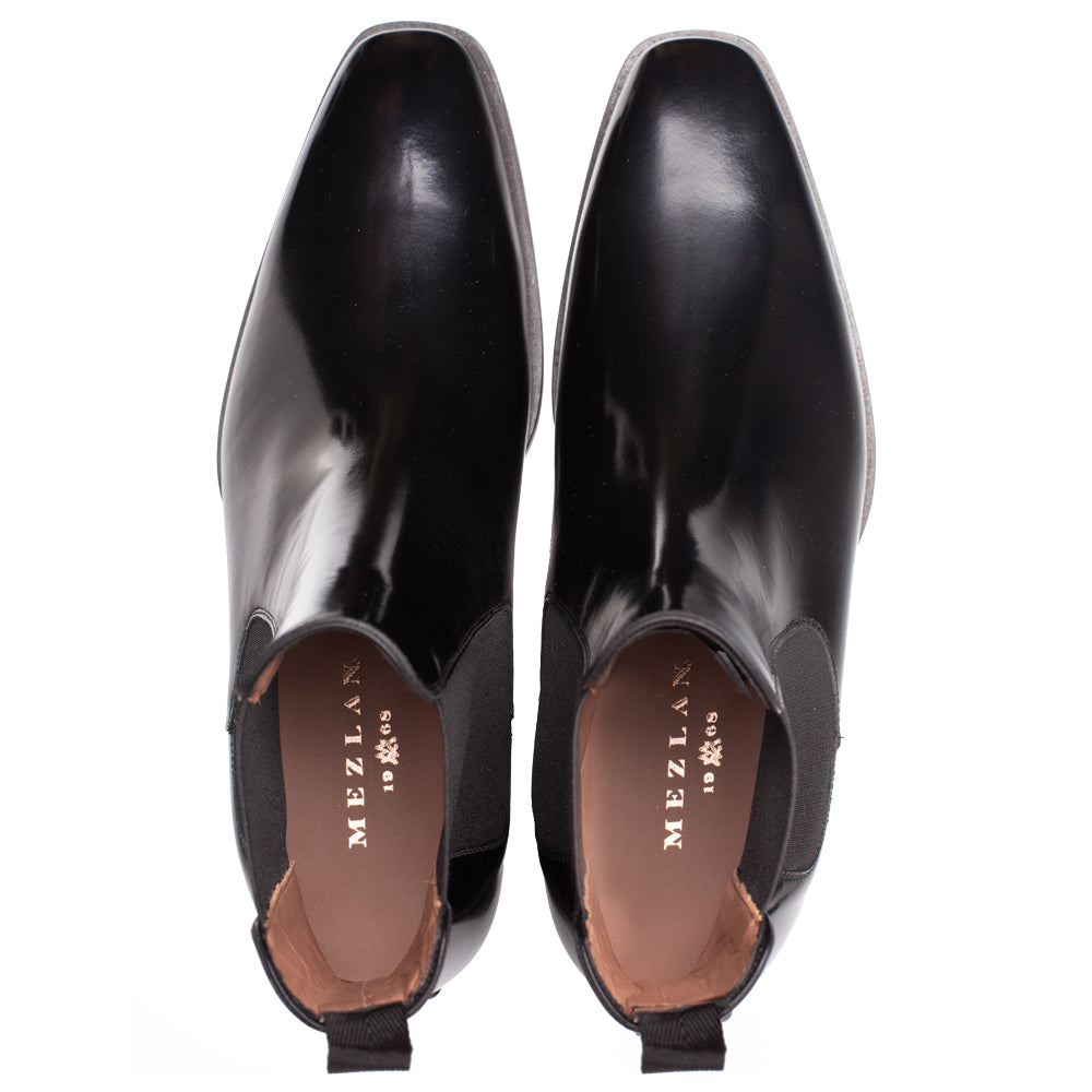 Shiny Calf Dress Chelsea Boot