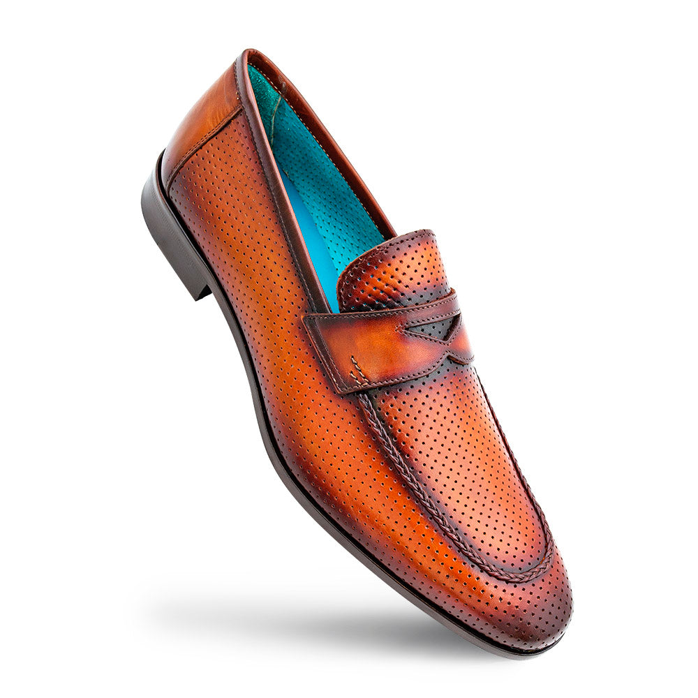 Cueva Perforated Calf Penny