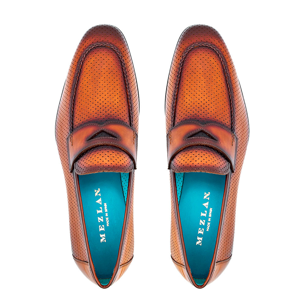 Cueva Perforated Calf Penny