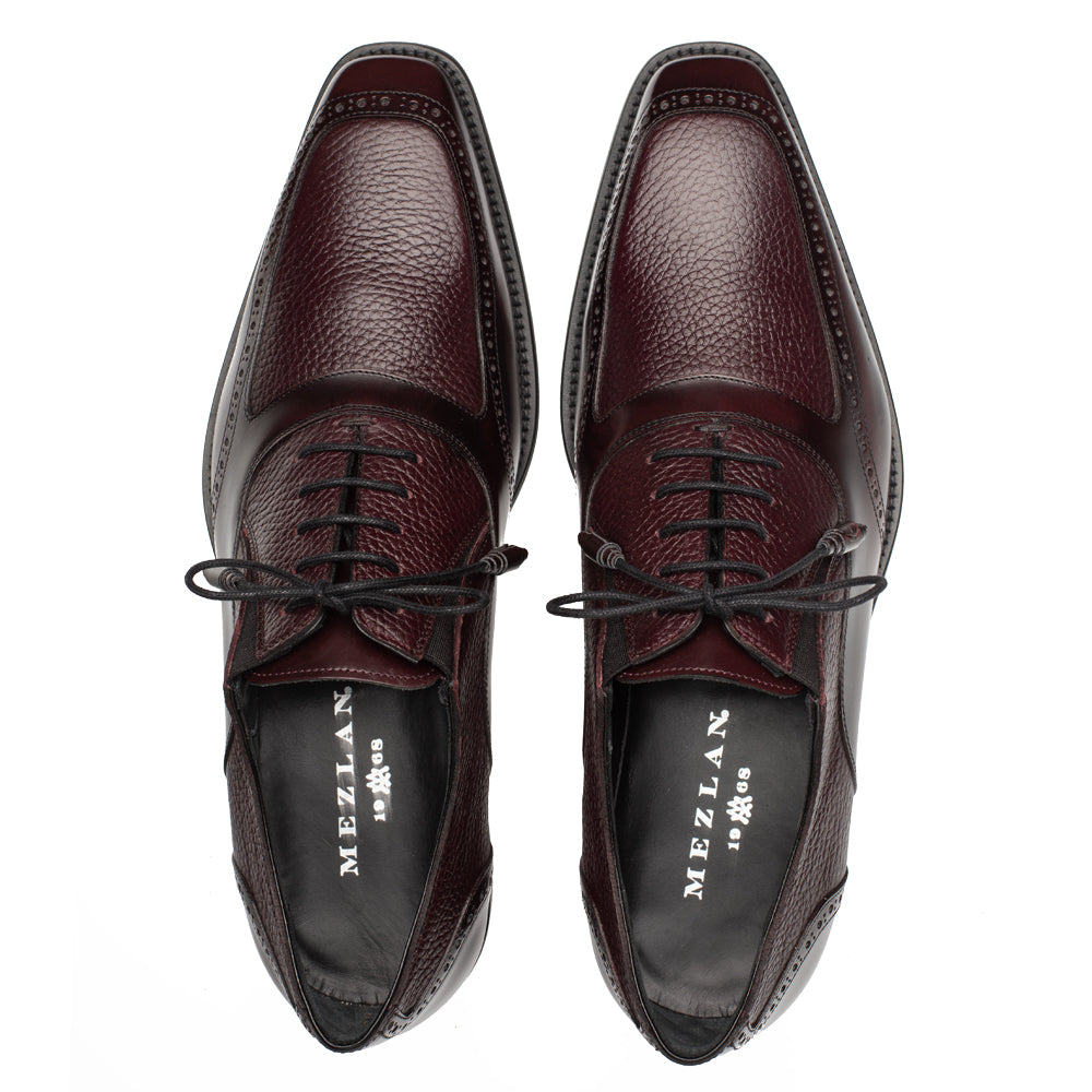 Hi-Shine/Textured Calf Oxford