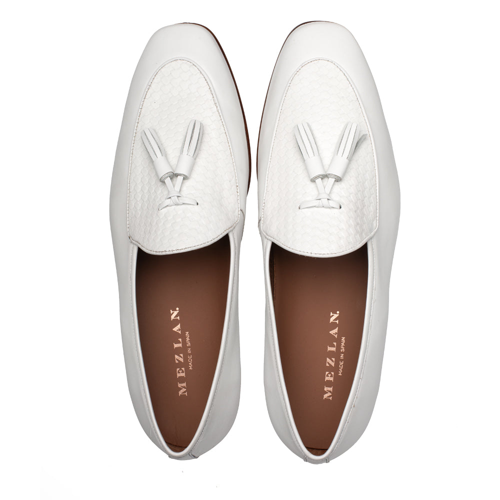 Embossed Calf Tassel Loafer