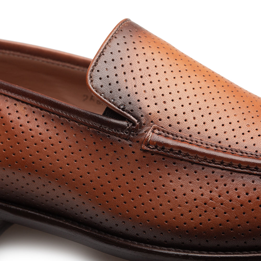 Perforated Calfskin Loafer