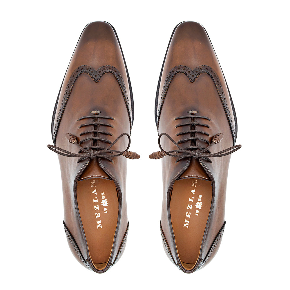 Patina Calf Wing Tip Oxford