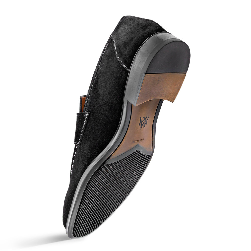 Suede Side Strap Loafer