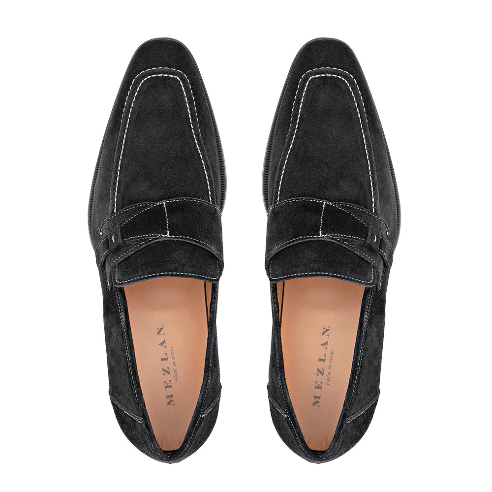 Suede Side Strap Loafer
