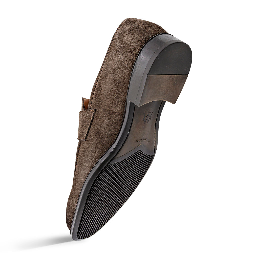 Suede Side Strap Loafer