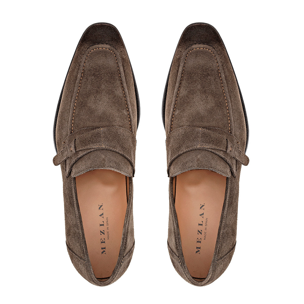Suede Side Strap Loafer