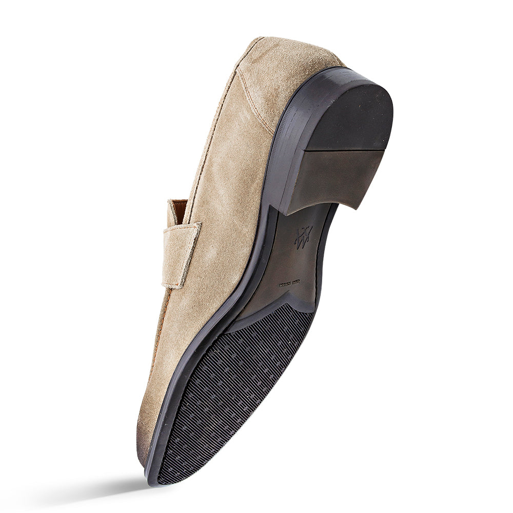 Suede Side Strap Loafer