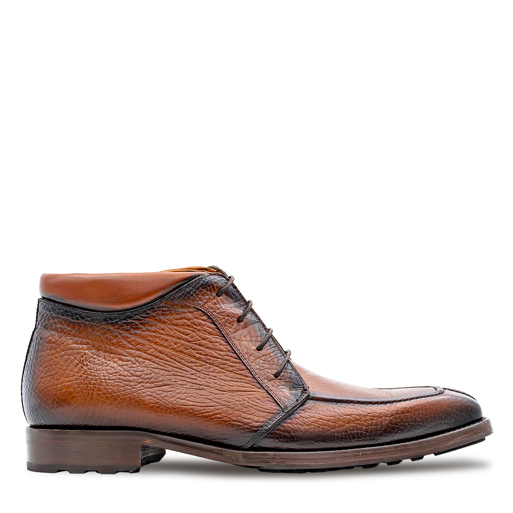 Pebbled Calf Demi Boot Derby