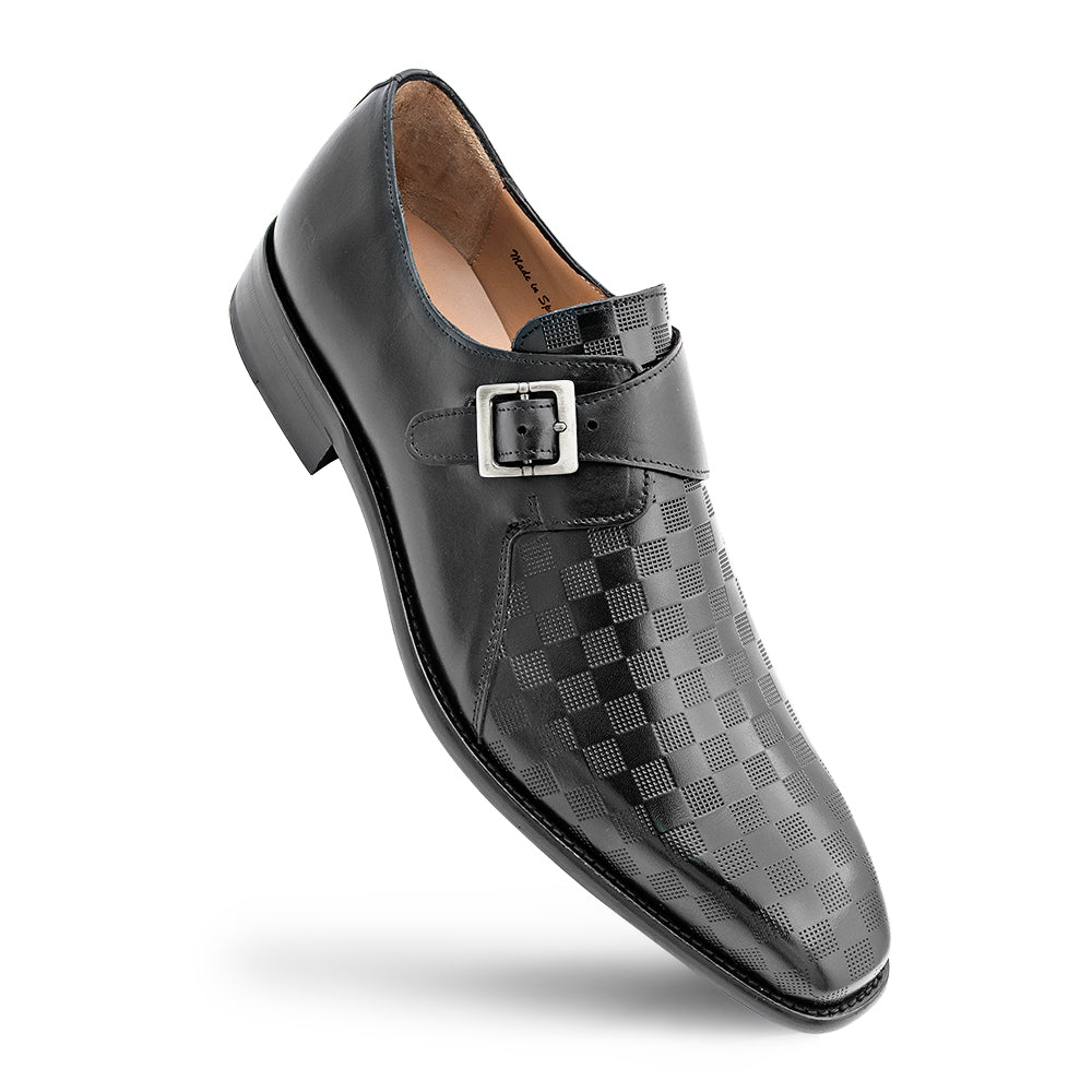 Embossed Patina Calf Monk