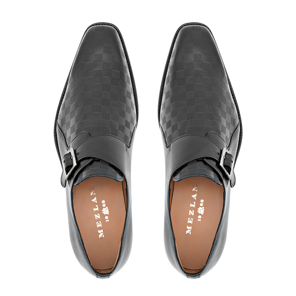 Embossed Patina Calf Monk