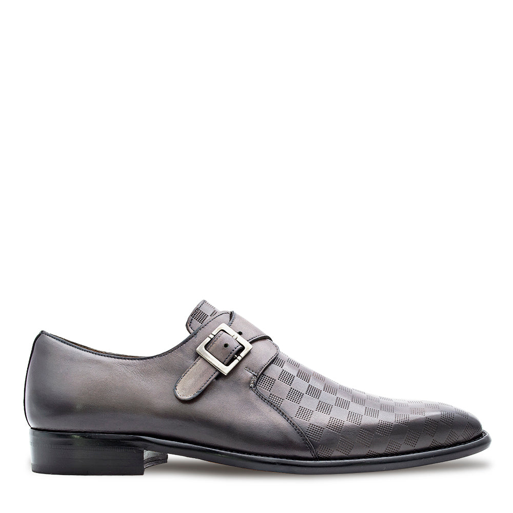 Embossed Patina Calf Monk