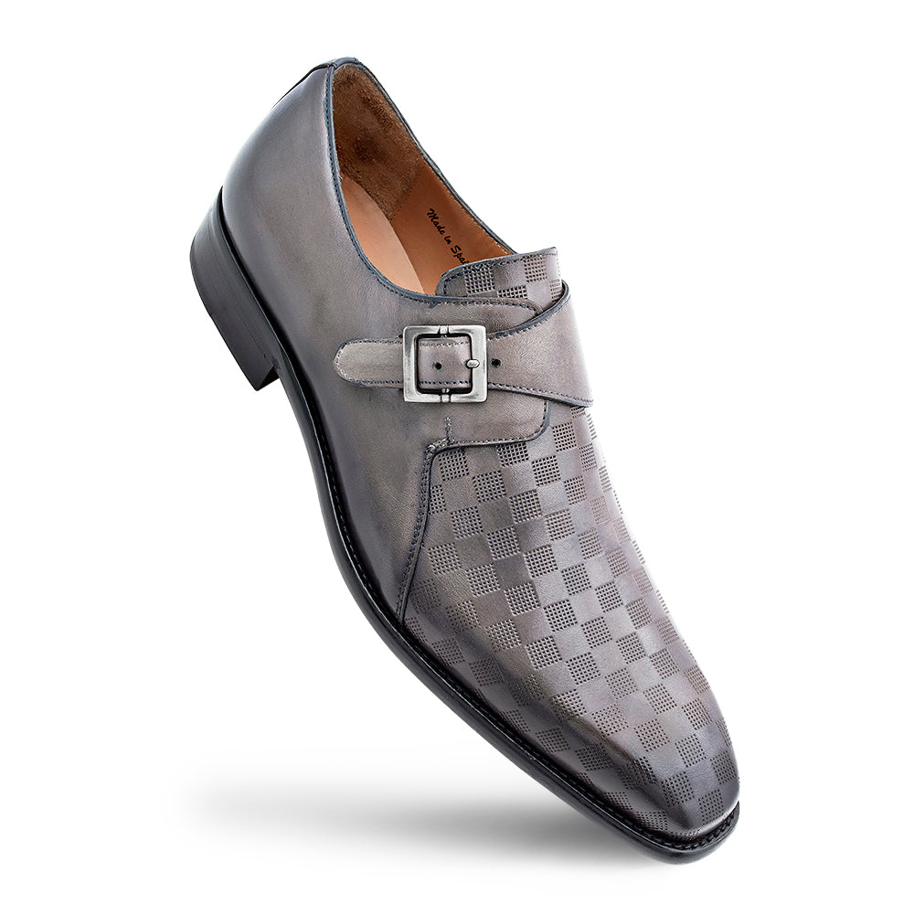 Embossed Patina Calf Monk