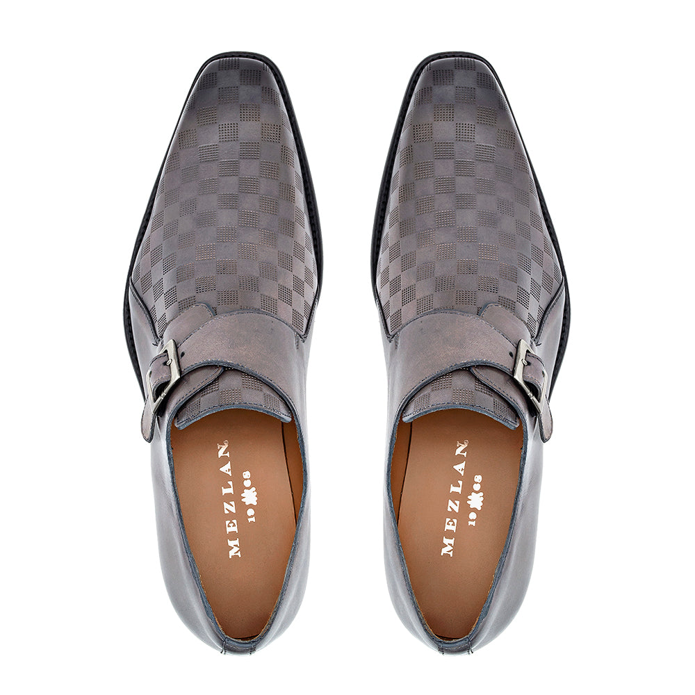 Embossed Patina Calf Monk