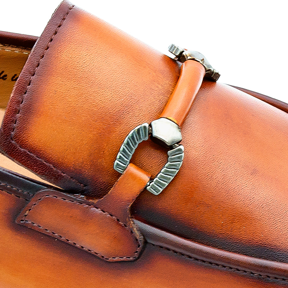 Patina Calf Ornament Slip On