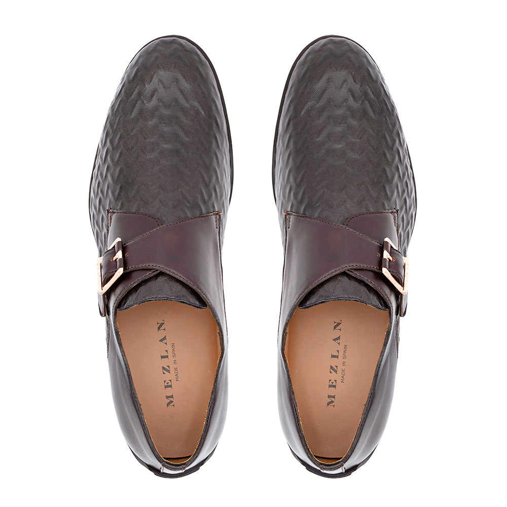 Embossed Calf Casual Monk
