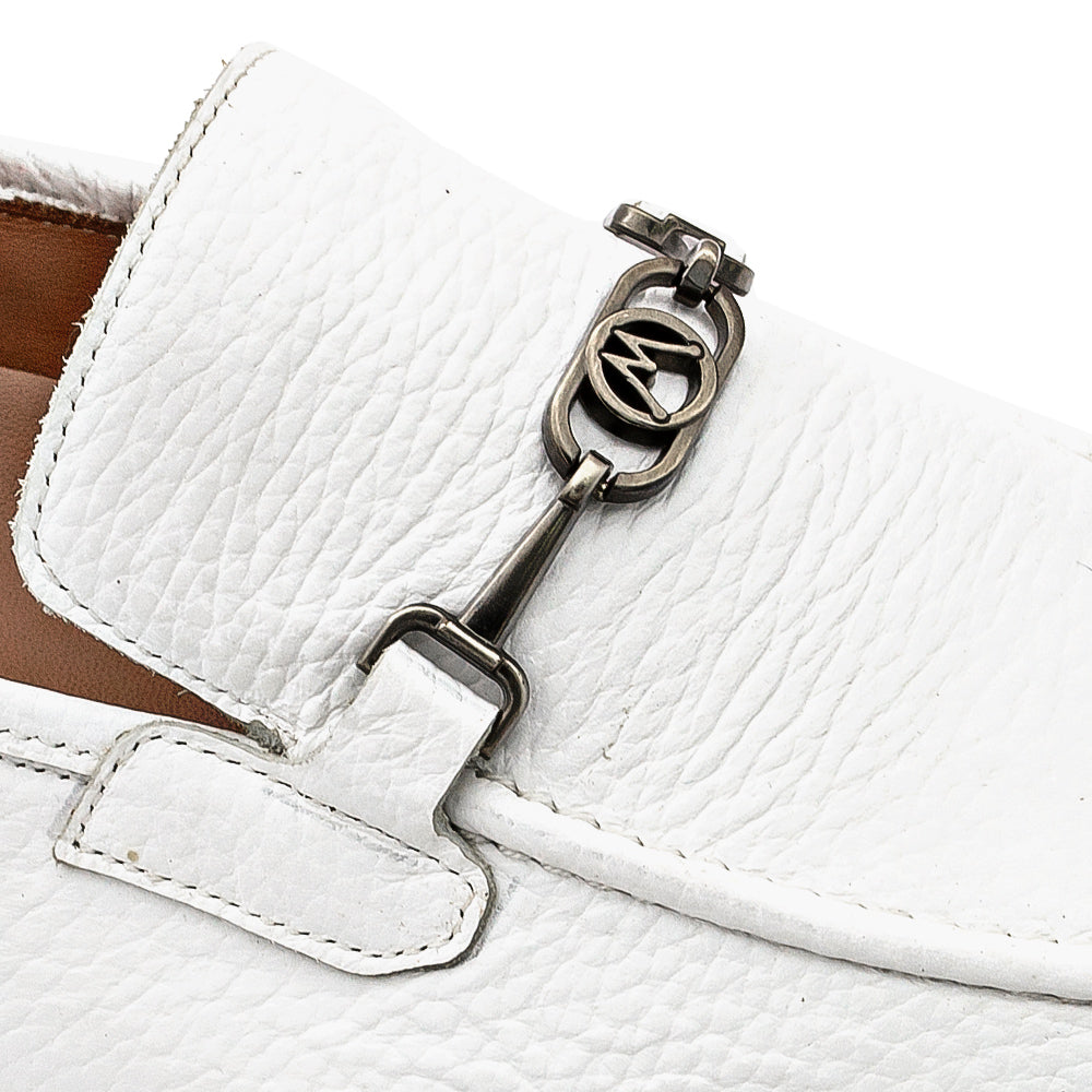 Textured Calf Ornament Loafer