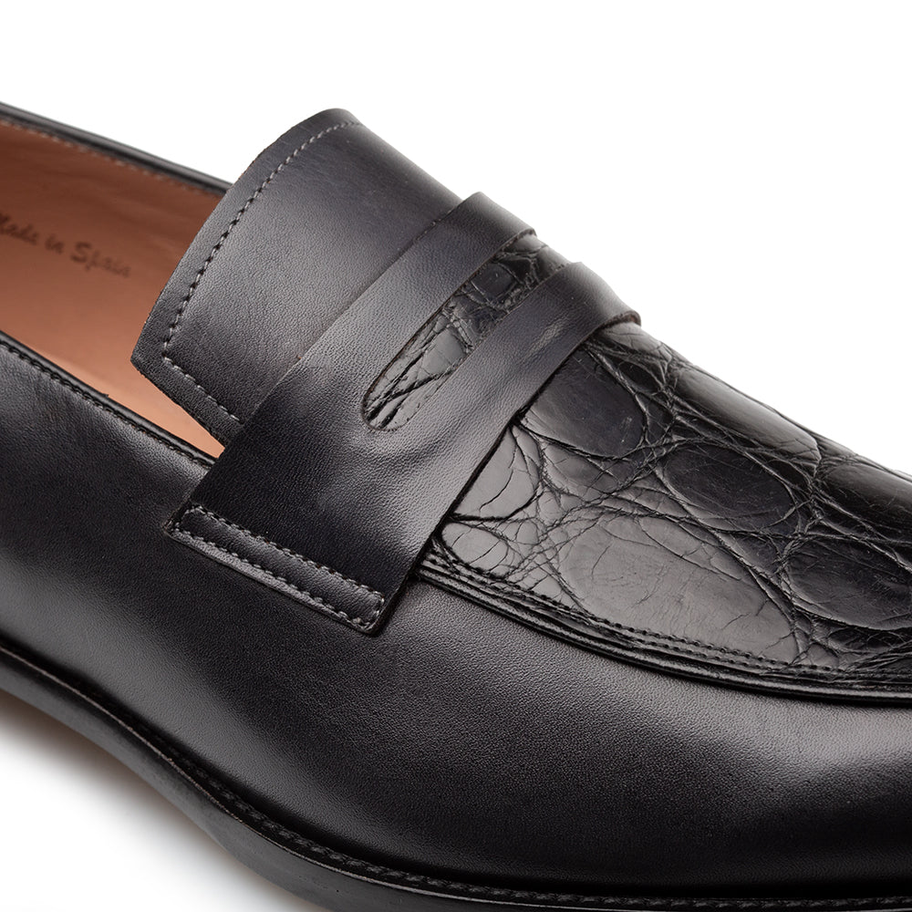 Patina Calf/Crocodile Penny