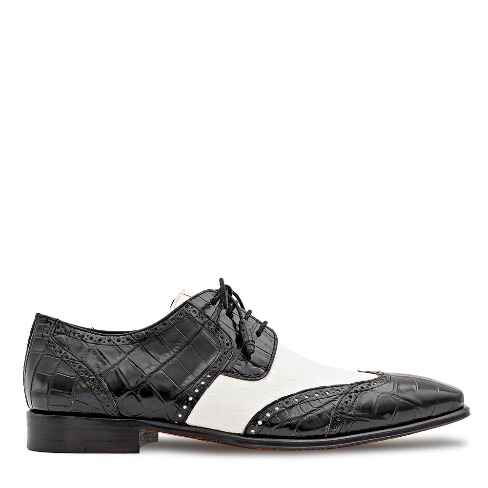 Two-Tone Alligator Derby Mezlan Warehouse Two-Tone Alligator Derby Mezlan Warehouse