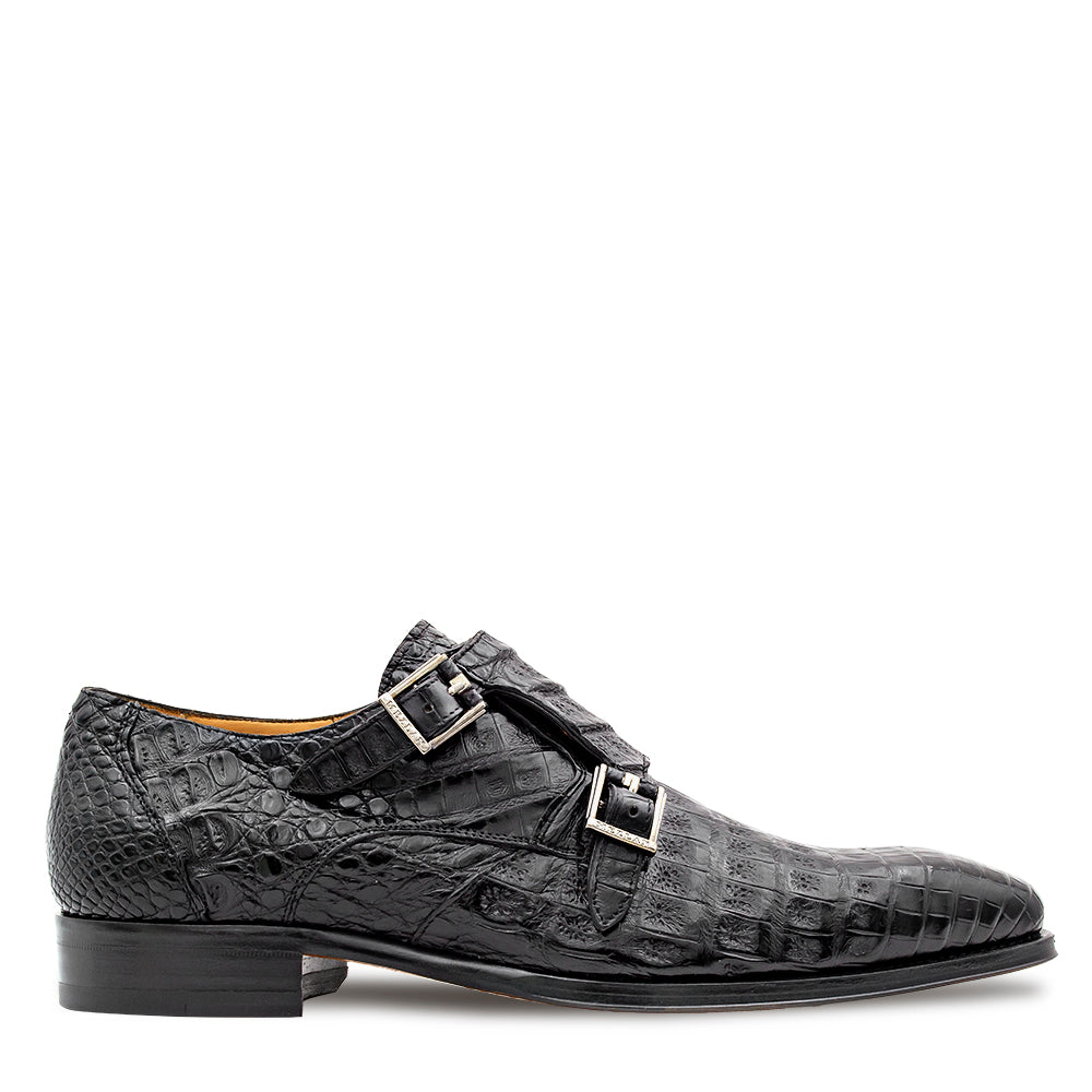 Crocodile Double Monk Strap