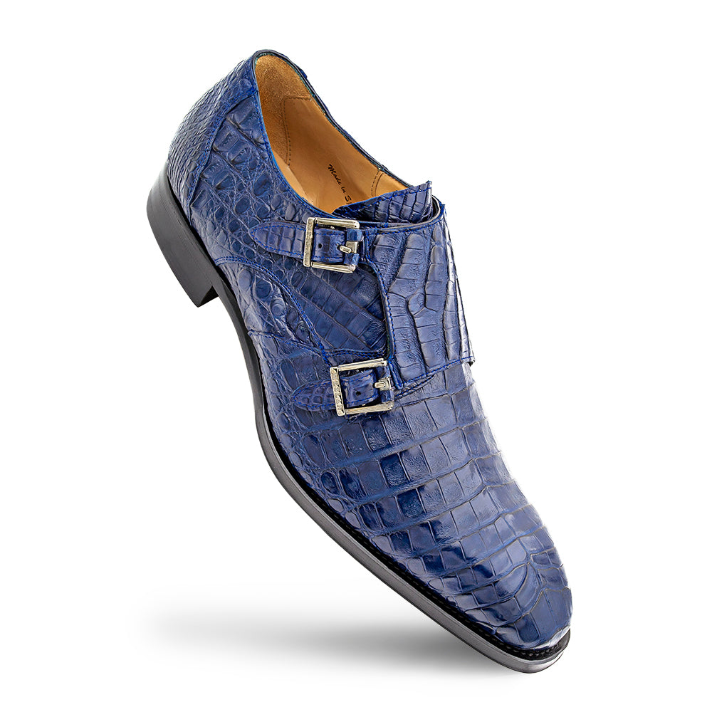 Crocodile Double Monk Strap
