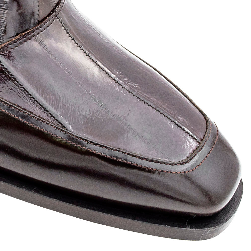 Shiny Calf/Eel Monk Strap