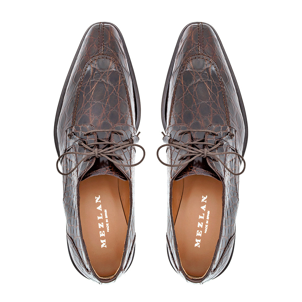 Crocodile Split Toe Lace Up