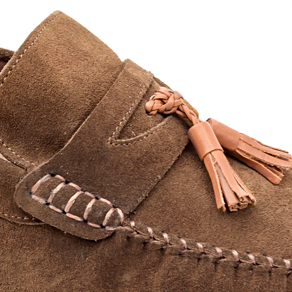 Suede Tassled Moccasin