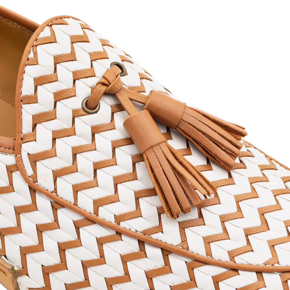 Sants Woven Two-Toned Slip On