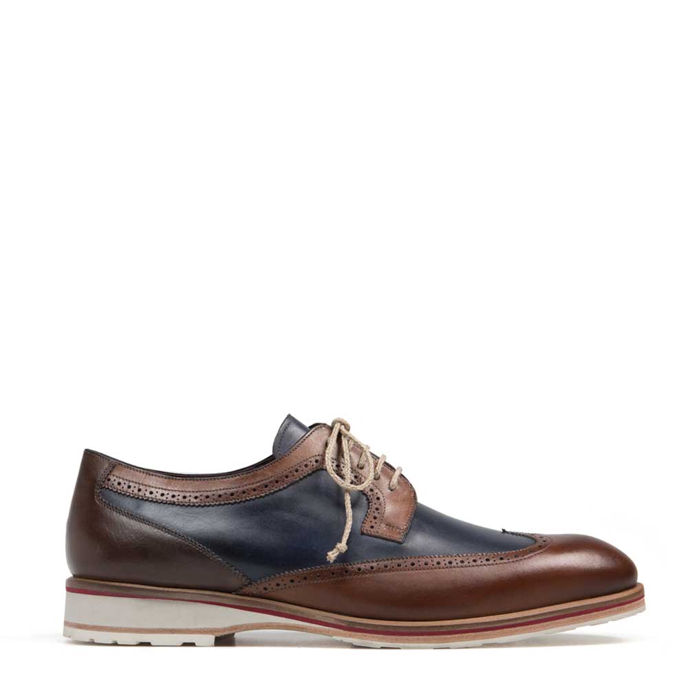 Mezlan Zeus Tan Multi Lace Up Shoes