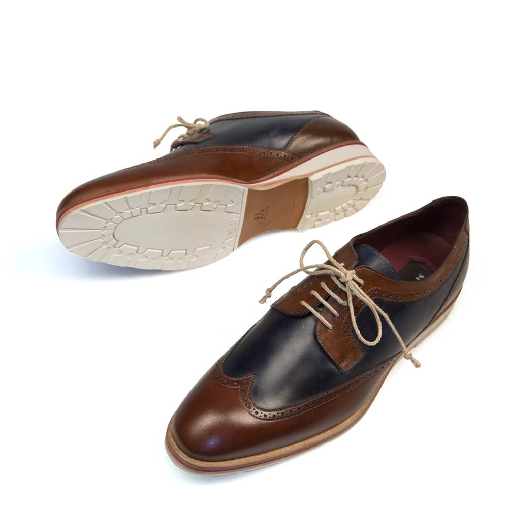 Mezlan Zeus Tan Multi Lace Up Shoes