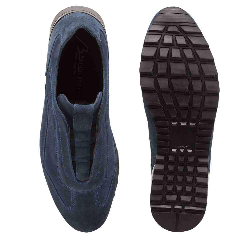 Bacco Bucci Zidane Blue Athleisure Slip On Shoes