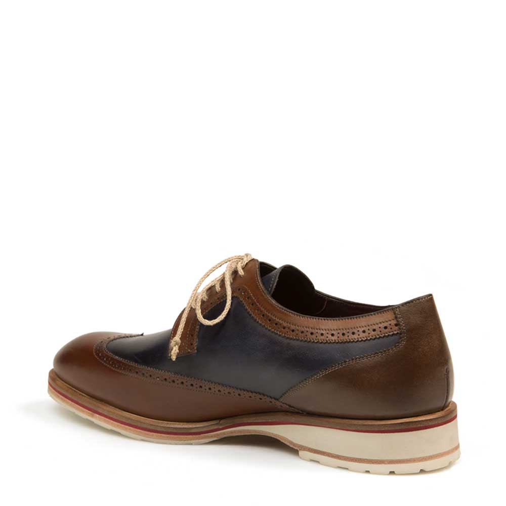 Mezlan Zeus Tan Multi Lace Up Shoes