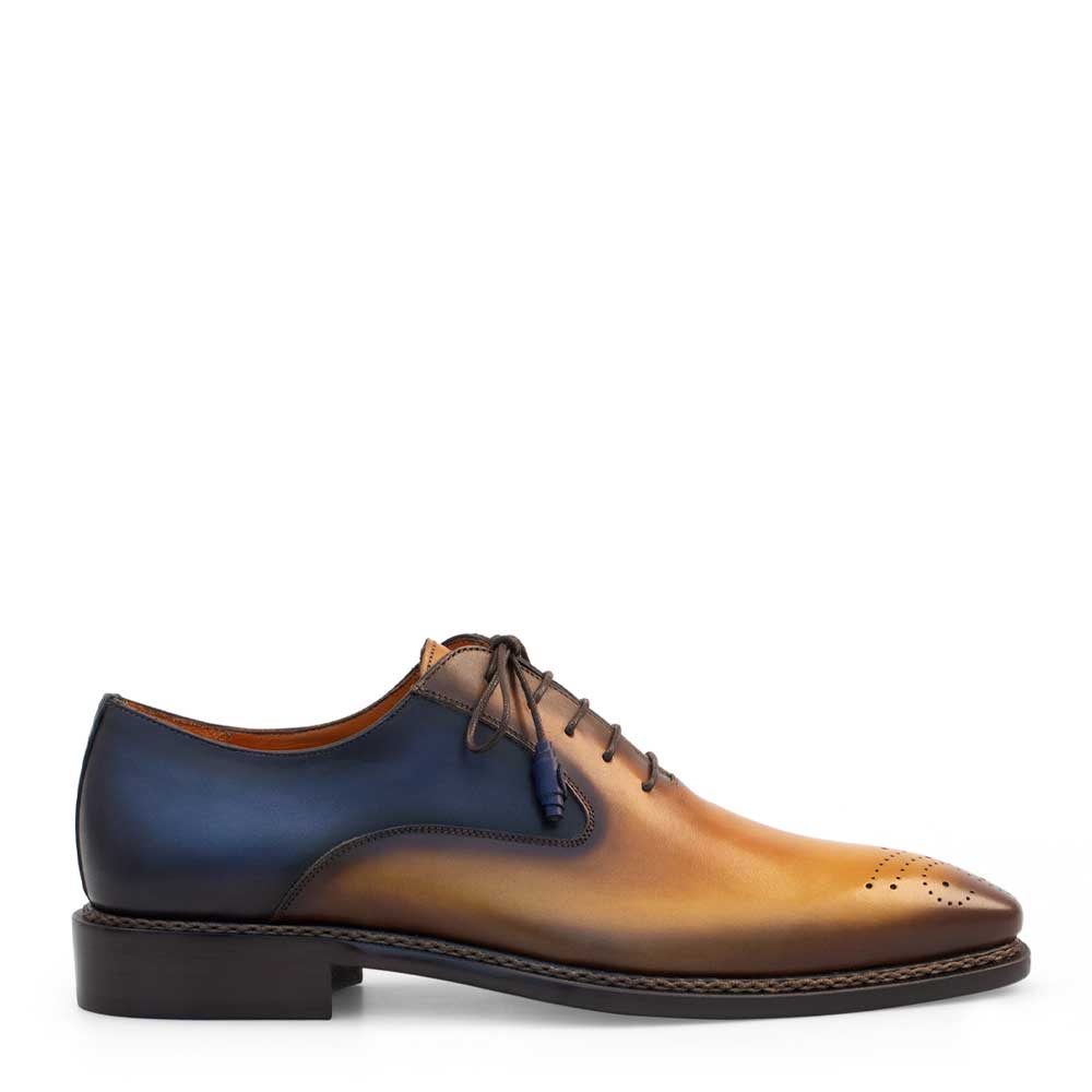 Two-Tone Plain Toe Lace Up