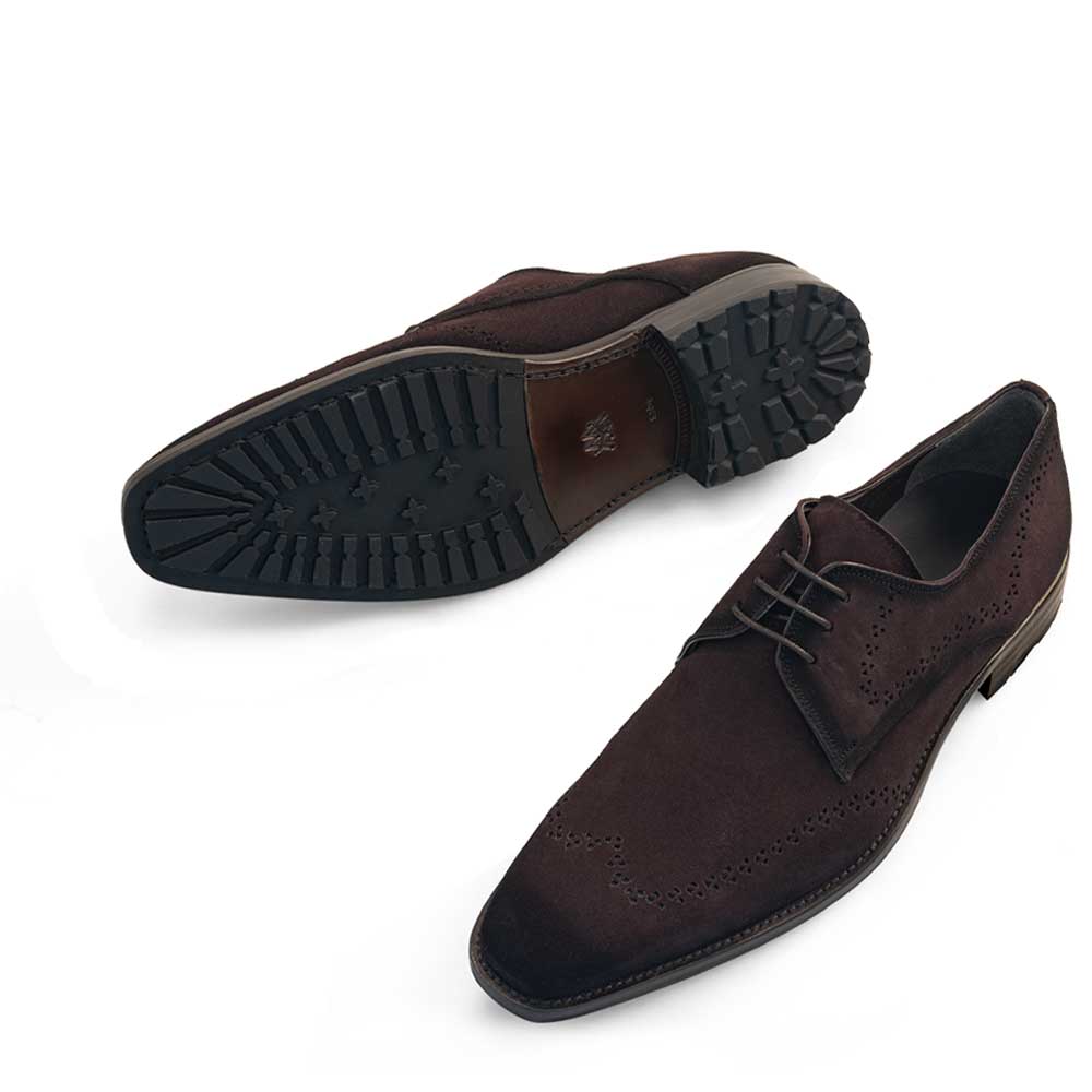 20977 Suede Vibram Derby