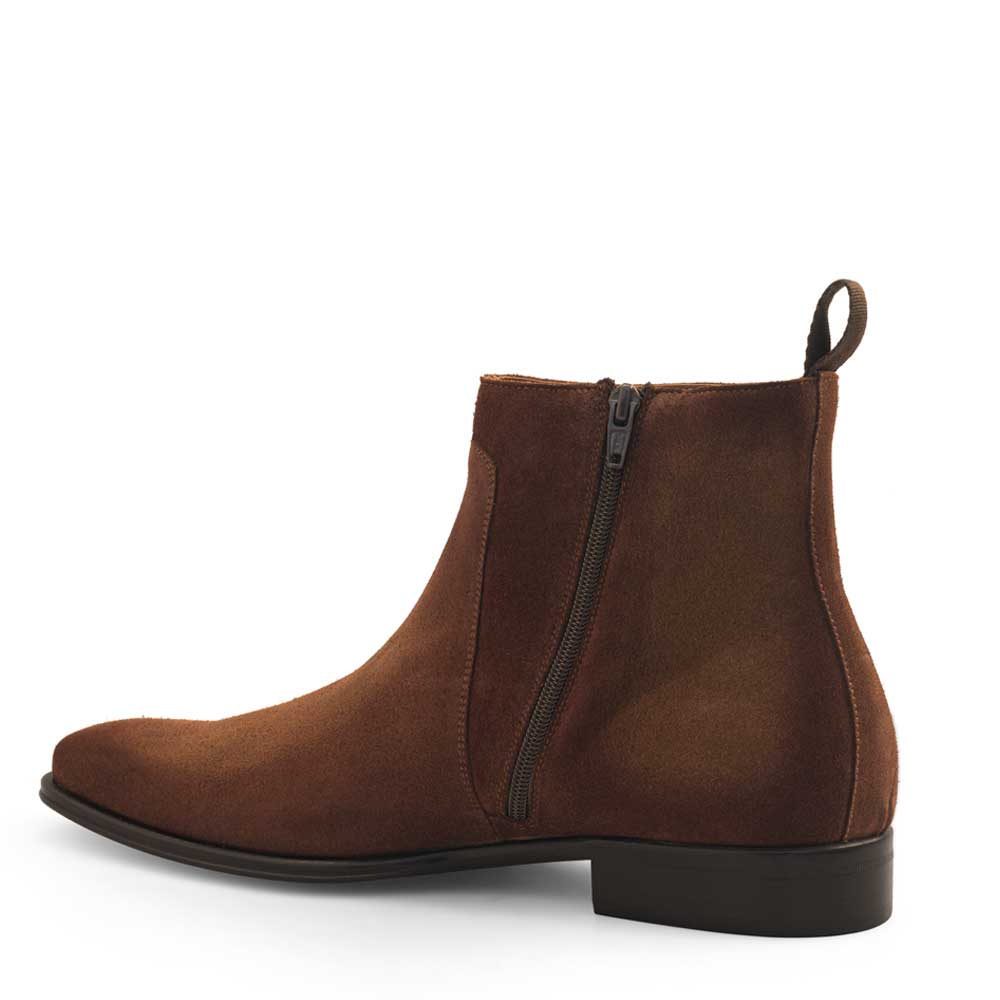 Suede Side Buckle Boot
