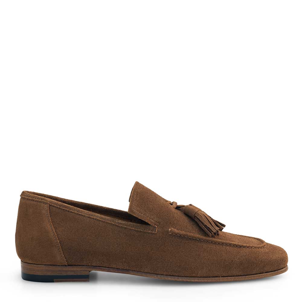 Suede Tassel Loafer