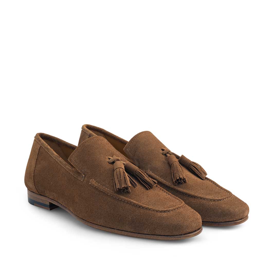 Suede Tassel Loafer