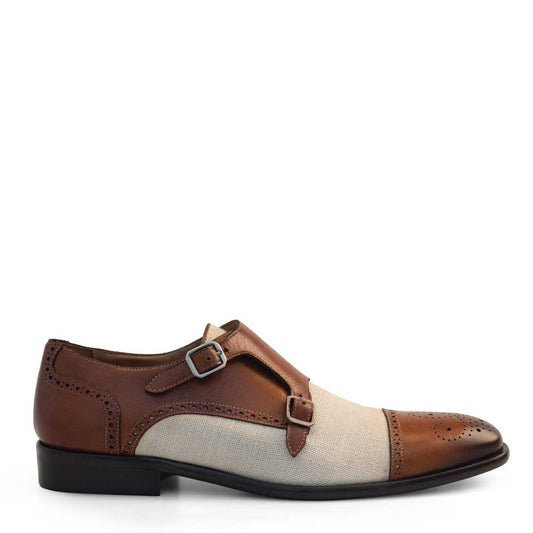 Linen Double Monkstrap
