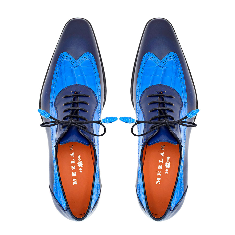 Two-tone Calf/Alligator Oxford